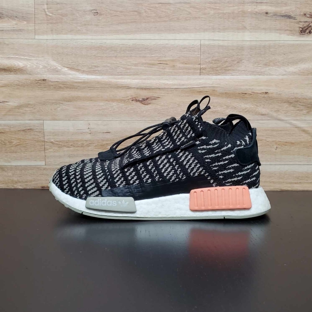 Adidas NMD TS1 Gore Tex Shoes Core Black Sesame Sneakers Men's Size 8 - Picture 4 of 11